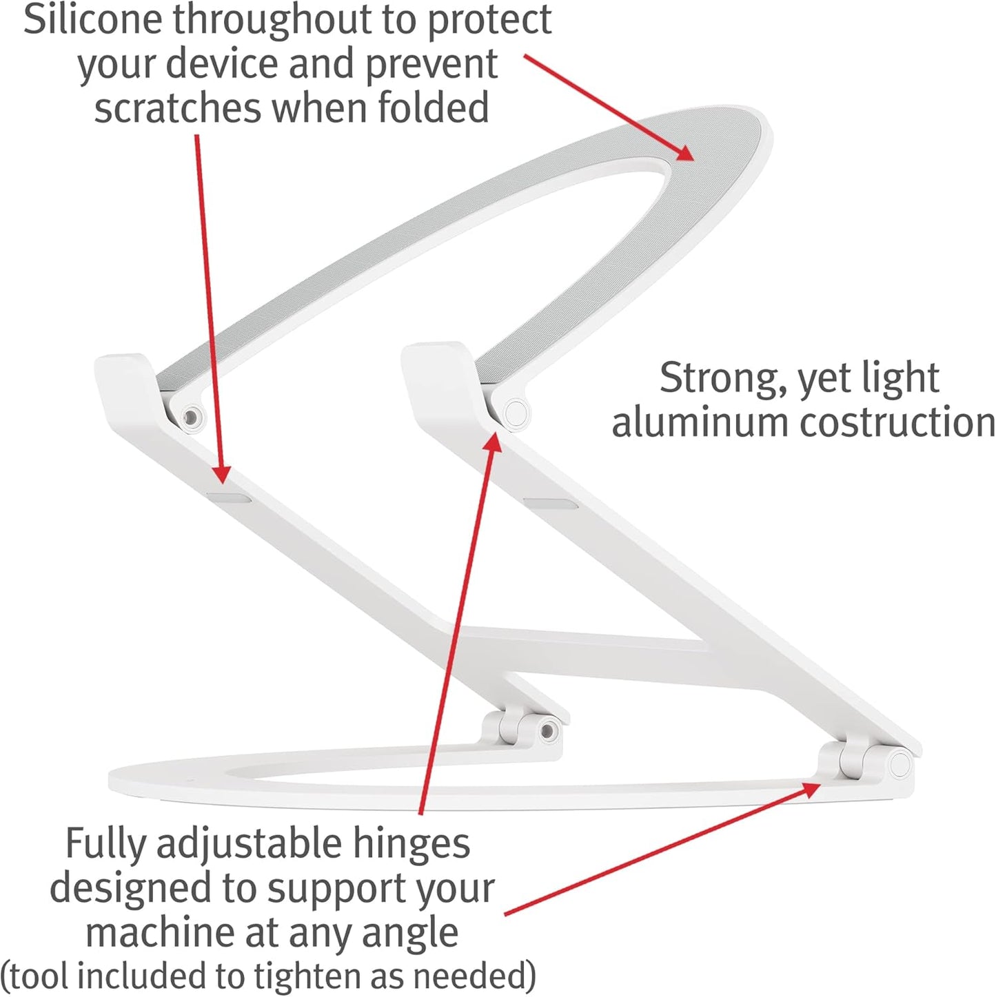 Twelve South HoverBar Duo 2nd Gen iPad Stand White - New Condition