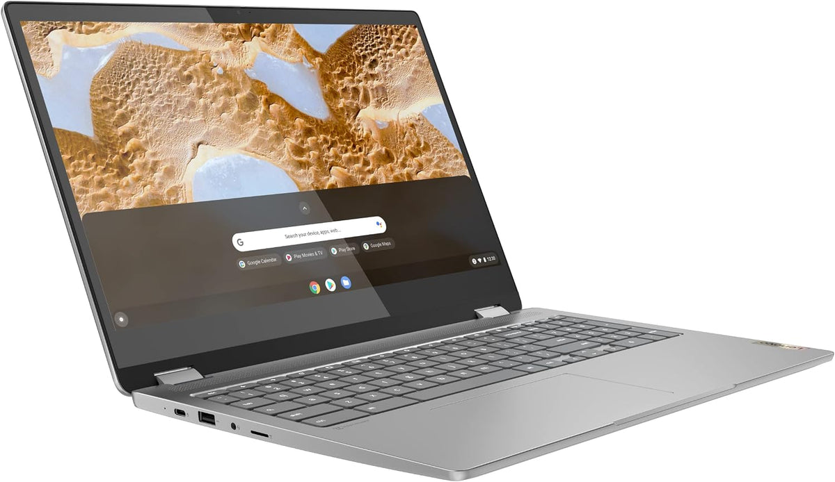 Lenovo Chromebook Flex 3 15.6" FHD Touchscreen 2-in-1 Laptop – 8GB RAM, 128GB SSD, Arctic Grey - Excellent Condition