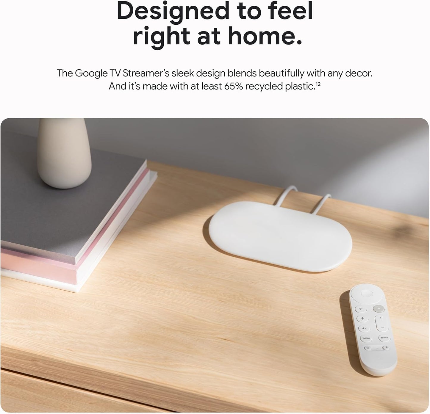 Google TV Streamer 4K (2024) – Porcelain - New Condition