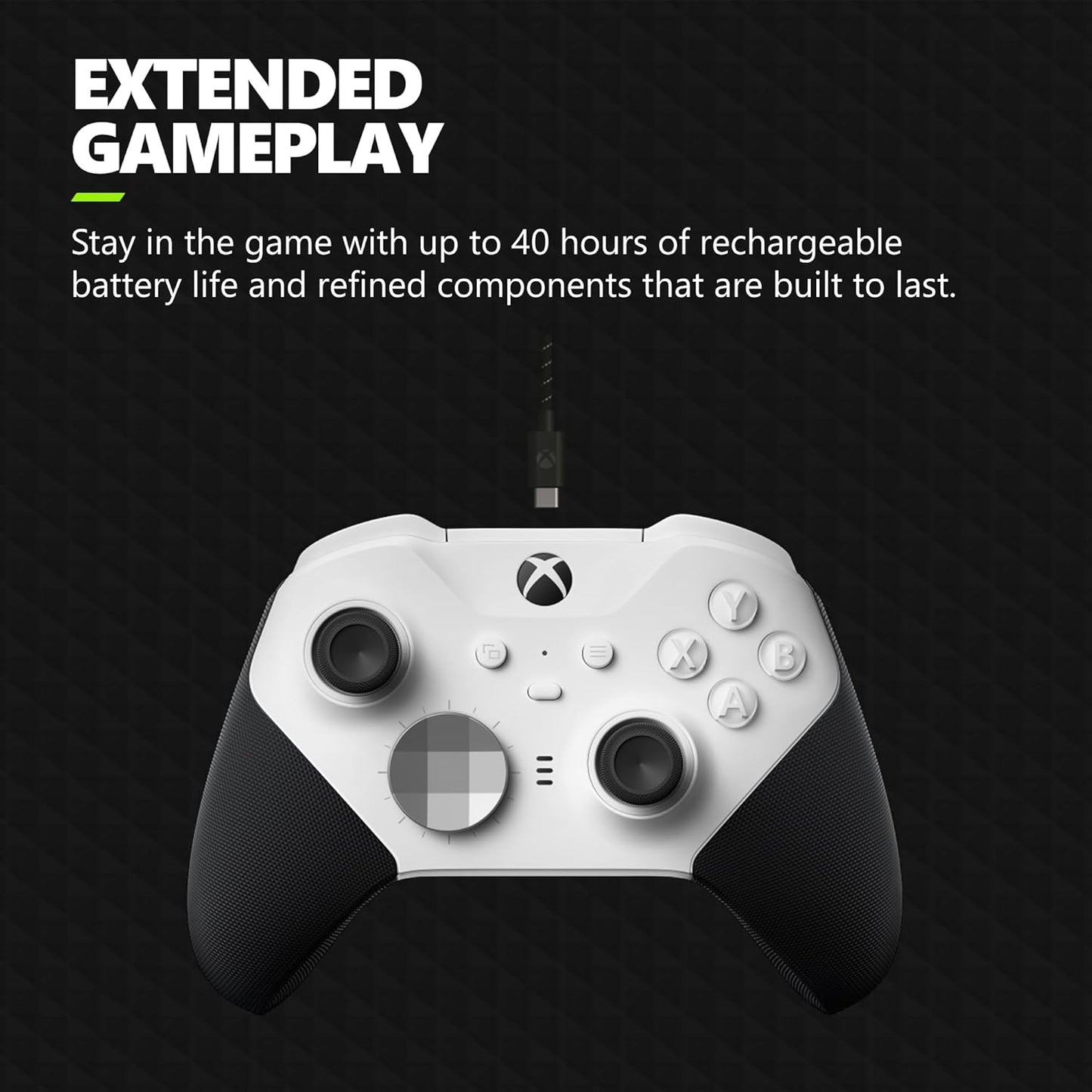 Xbox Elite Series 2 Core Wireless Controller White Xbox/PC/Mobile - Good Condition
