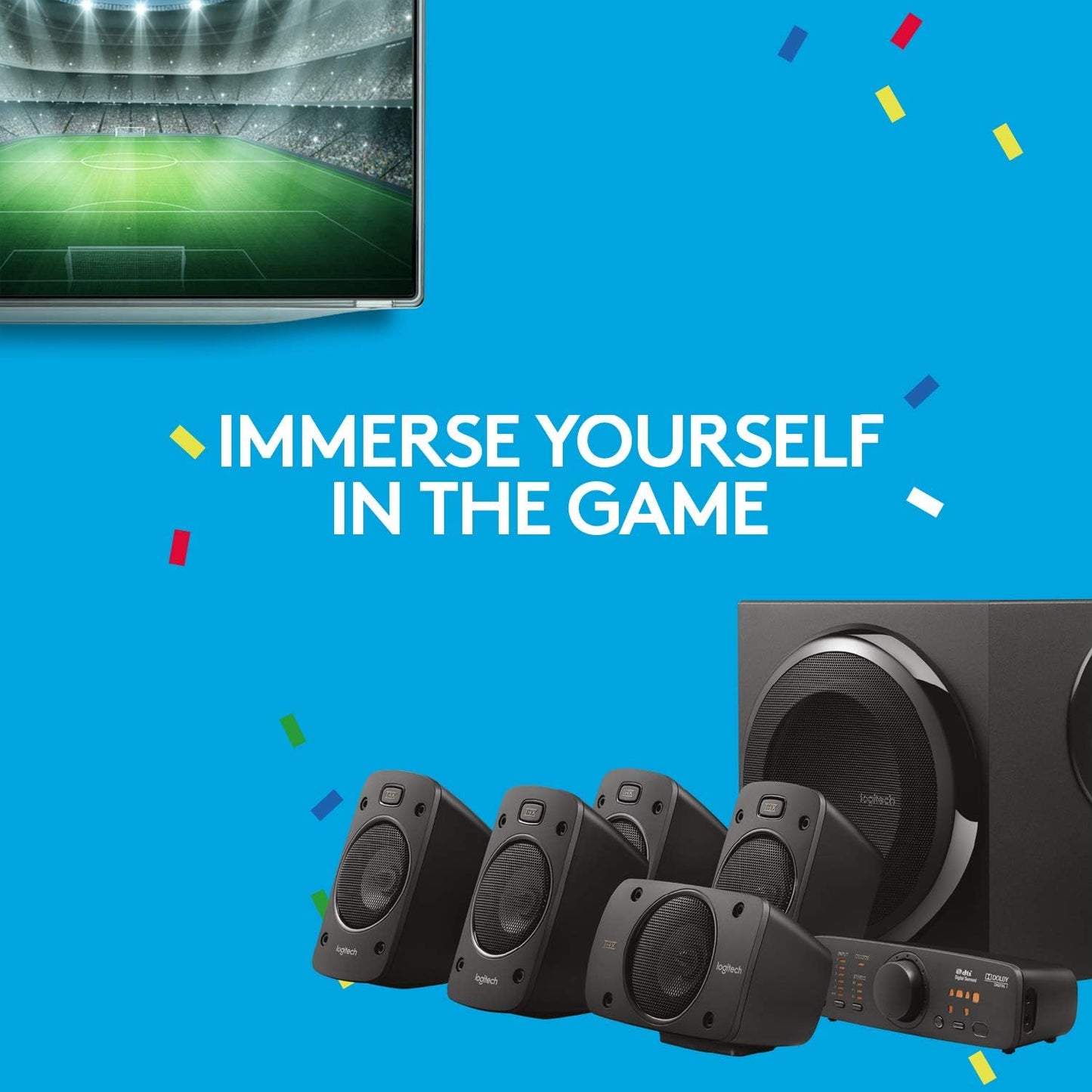 Logitech Z906 500 Watts Multimedia Speakers - New Condition