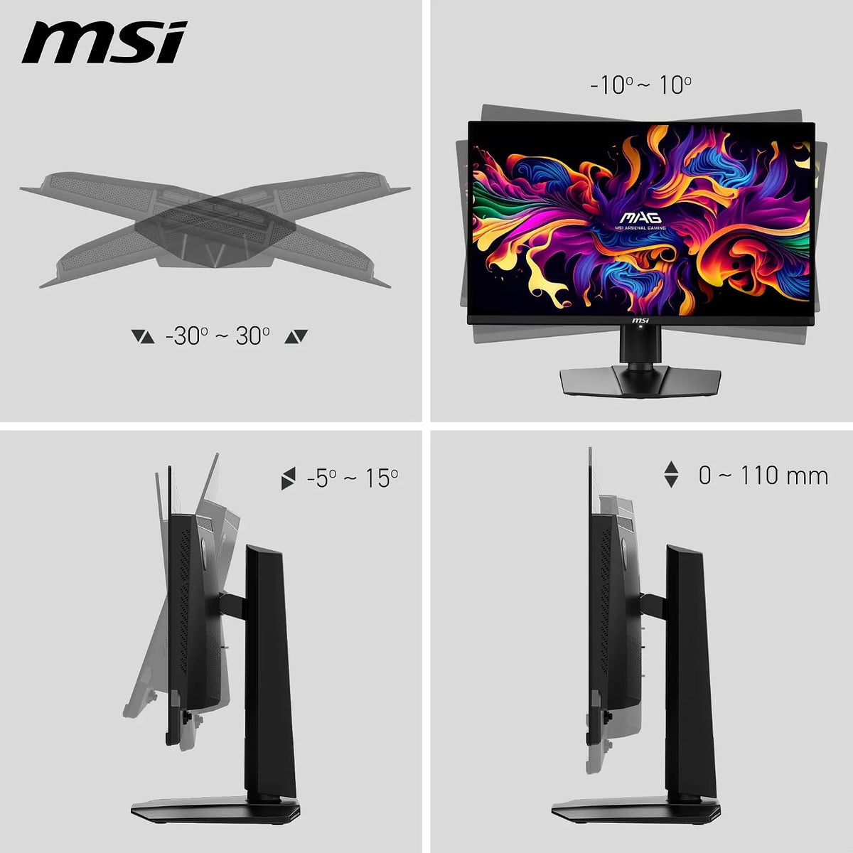 MSI MAG 321UP QD-OLED 31.5" 4K Gaming Monitor - Excellent Condition