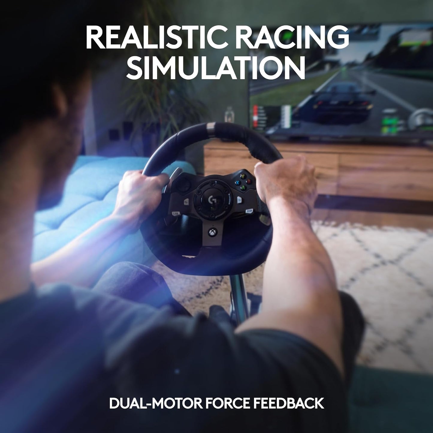 Logitech G920 Driving Force Racing Wheel & Pedals for Xbox & PC - New Condition
