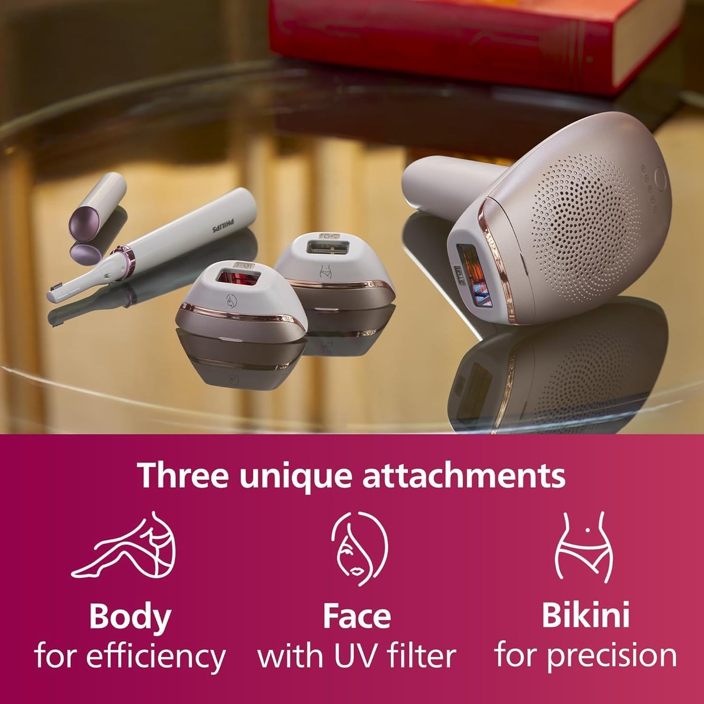 Philips Lumea IPL Hair Removal Device (AU Power Plug) for Men and Women - New Condition