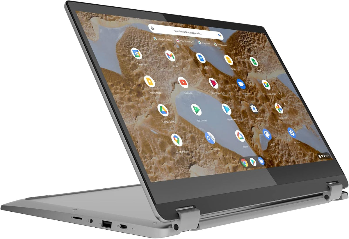 Lenovo Chromebook Flex 3 15.6" FHD Touchscreen 2-in-1 Laptop – 8GB RAM, 128GB SSD, Arctic Grey - Excellent Condition