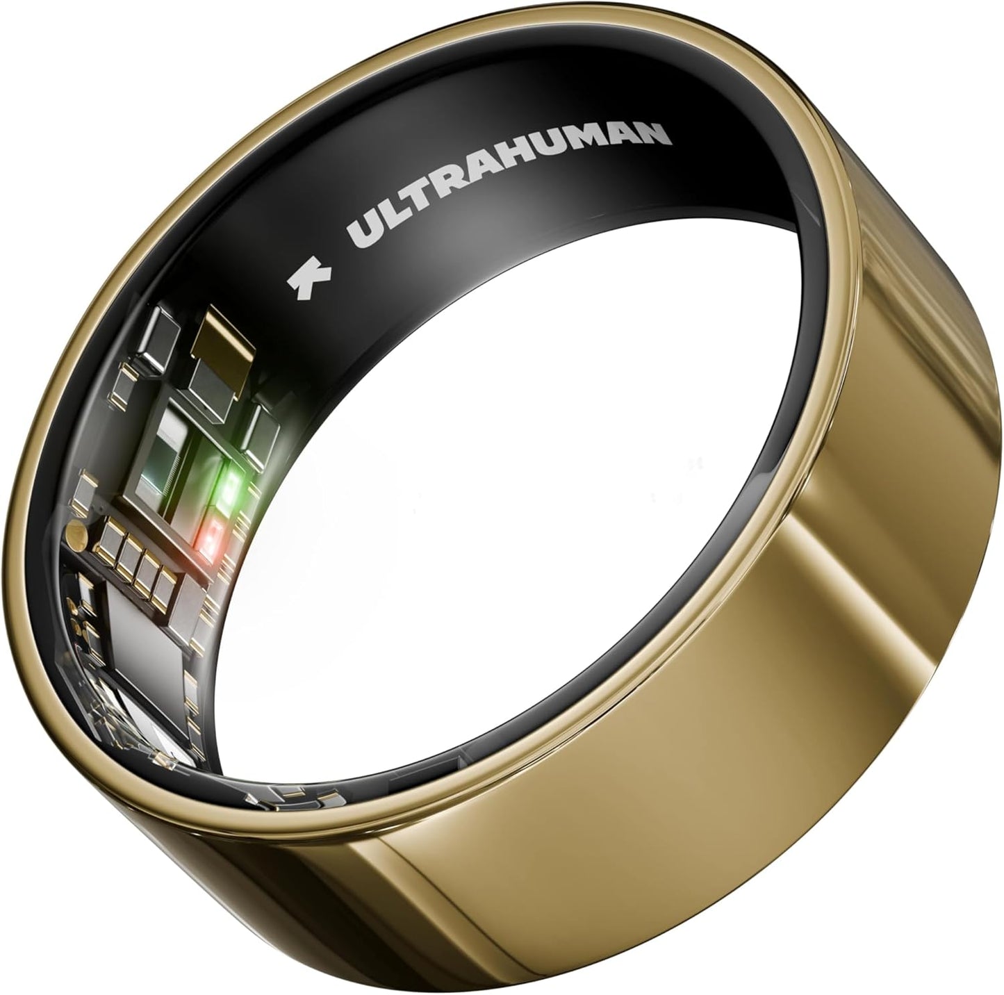Ultrahuman Ring AIR Sleep & Fitness Tracker Gold Size 8 - Excellent Condition