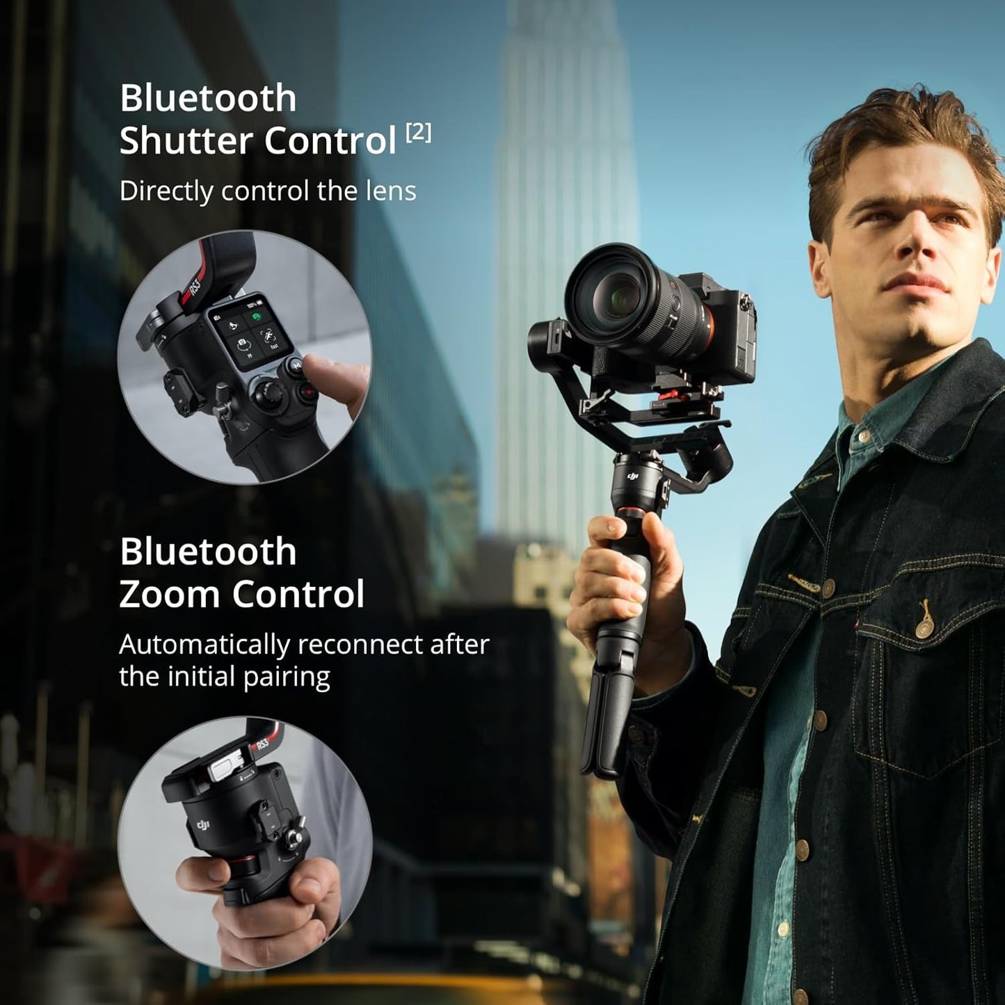 DJI RS 3 Mini 3-Axis Mirrorless Camera Gimbal Stabilizer - New Condition
