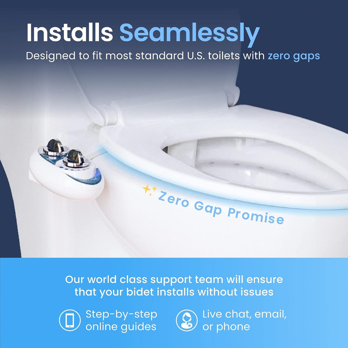 LUXE Bidet Neo 185 Dual Wash Bidet Attachment - New Condition