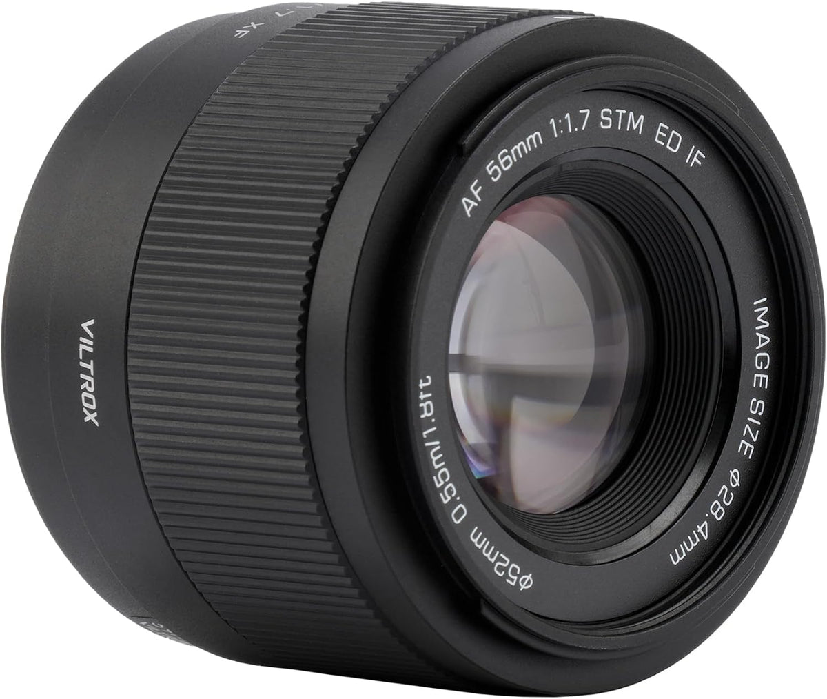 VILTROX 56mm f/1.7 Autofocus Lens for Fujifilm X-Mount Cameras - New Condition