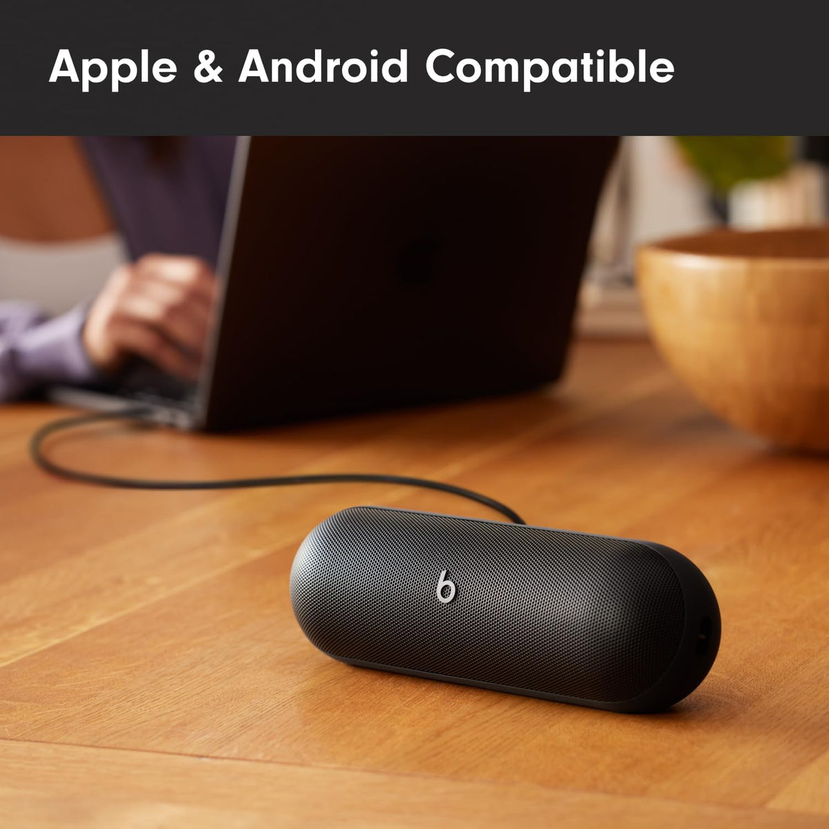 Beats Pill Portable Bluetooth Speaker – 24H Battery, IP67 Water Resistant, Matte Black - New Condition