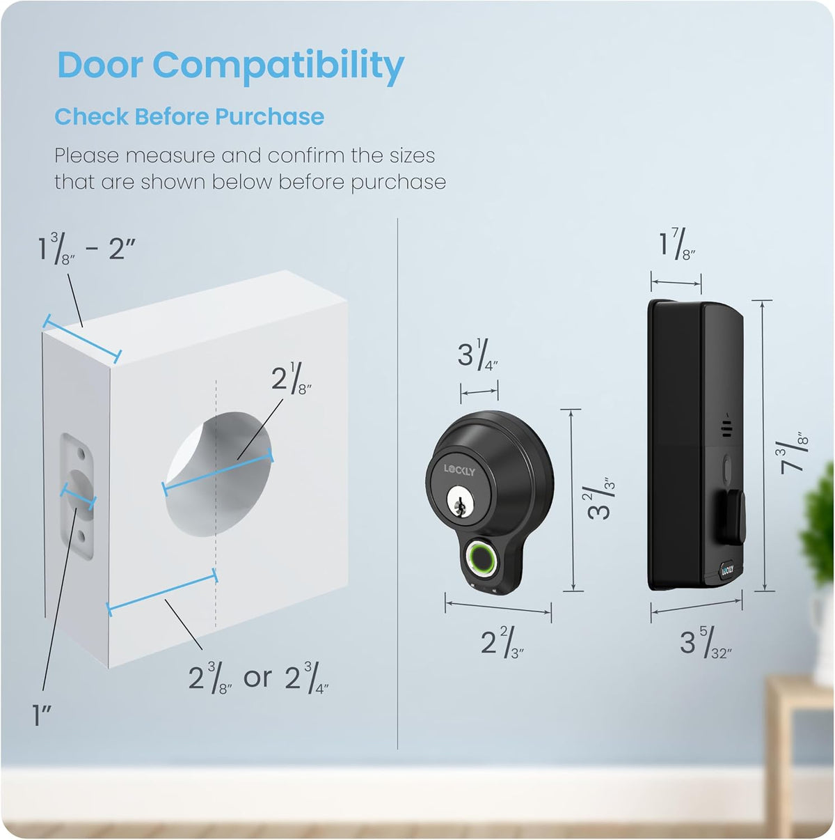 Lockly Model X Fingerprint Deadbolt Smart Lock - New Condition