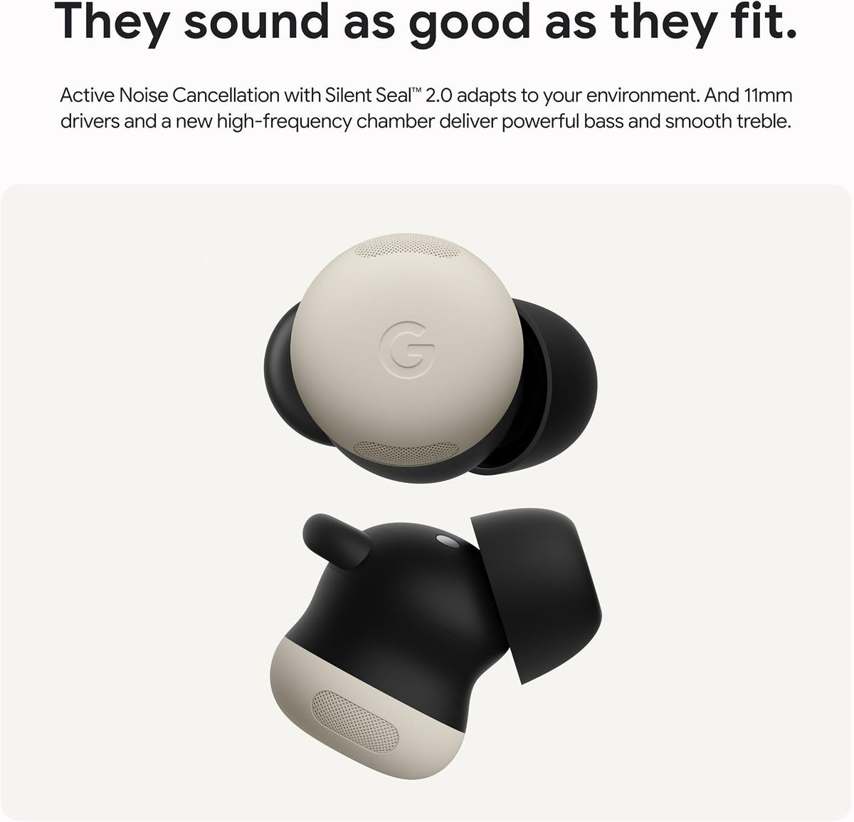 Google Pixel Buds Pro 2 – Hazel Wireless Earbuds with ANC - New Condition