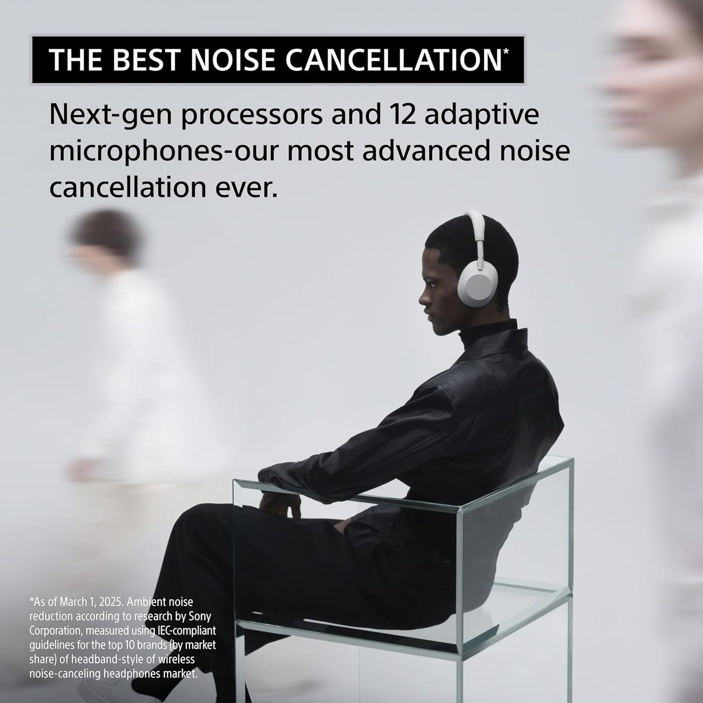 Sony WH1000XM6 Noise Cancelling Wireless Headphones, Black - New Condition