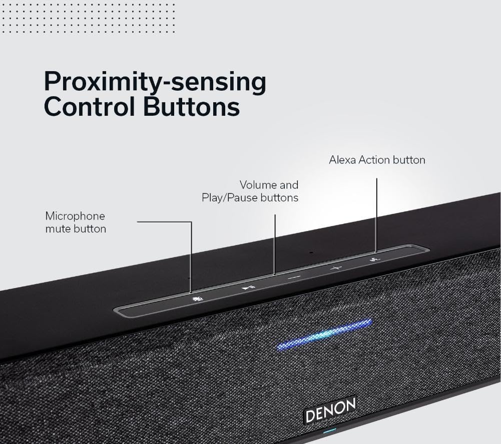 Denon Home 550 Wireless Smart Soundbar for TV with Dolby Atmos 3D Audio - New Condition