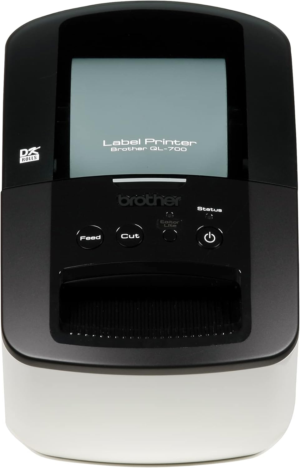 Brother QL-700 Label Maker – USB 2.0 Desktop Label Printer, 93 Labels/Minute, 300 x 600 DPI, Black - Excellent Condition