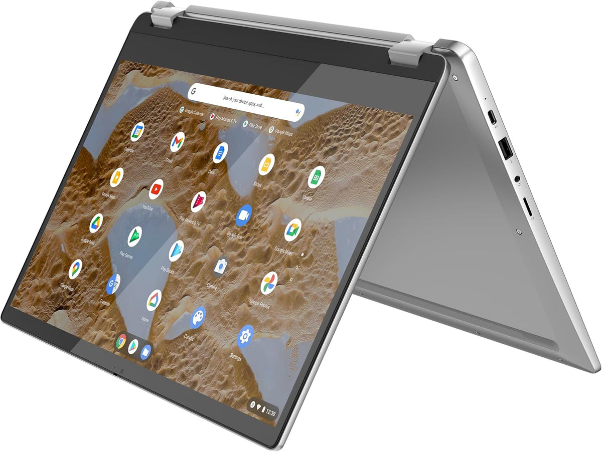 Lenovo Chromebook Flex 3 15.6" FHD Touchscreen 2-in-1 Laptop – 8GB RAM, 128GB SSD, Arctic Grey - Excellent Condition