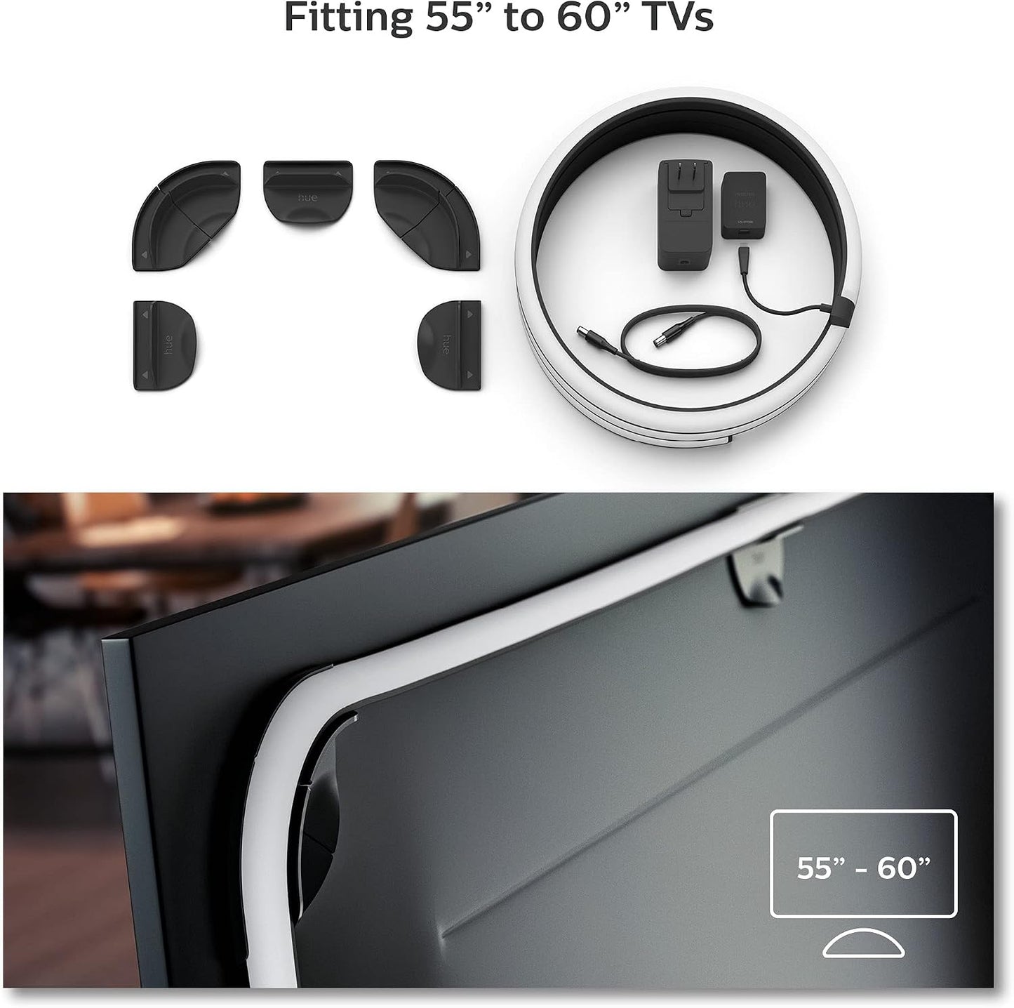 Philips Hue Play Gradient Lightstrip 55" TV Smart LED Strip - Excellent Condition