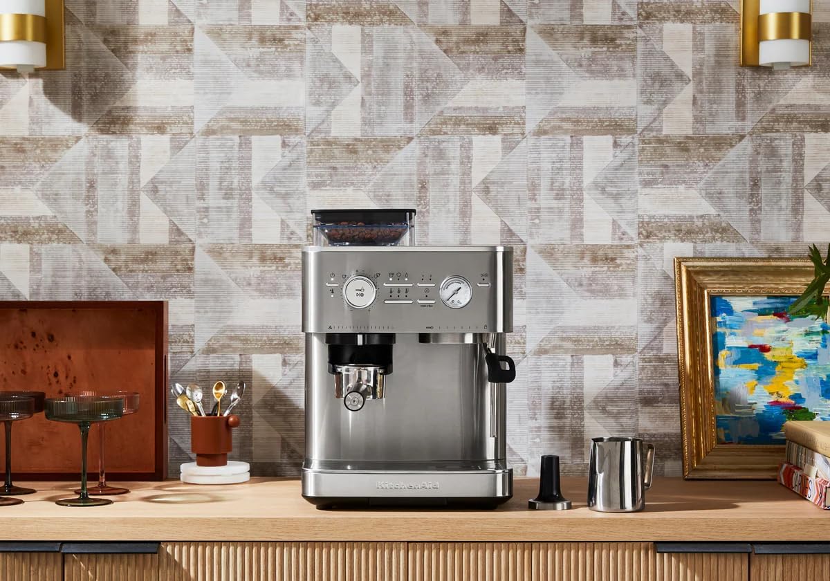 KitchenAid KES6551 Semi-Automatic Espresso Machine – Stainless Steel - Excellent Condition