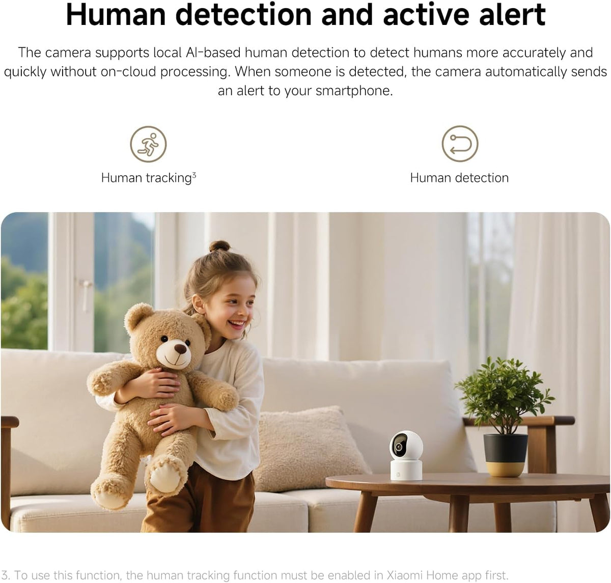 Xiaomi C302 Indoor Security Camera – 2K 3MP Wi-Fi, 360° Panoramic View - New Condition