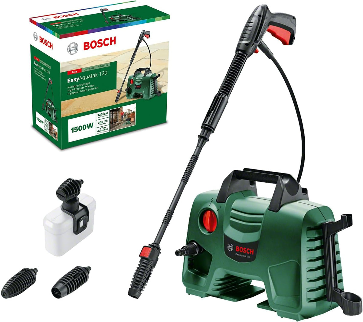 Bosch EasyAquatak 120 High Pressure Washer 1500W – 1740 PSI - Excellent Condition