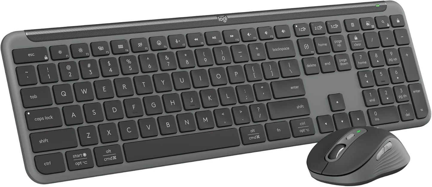 Logitech MK950 Signature Slim Wireless Keyboard & Mouse Combo – Off White - New Condition