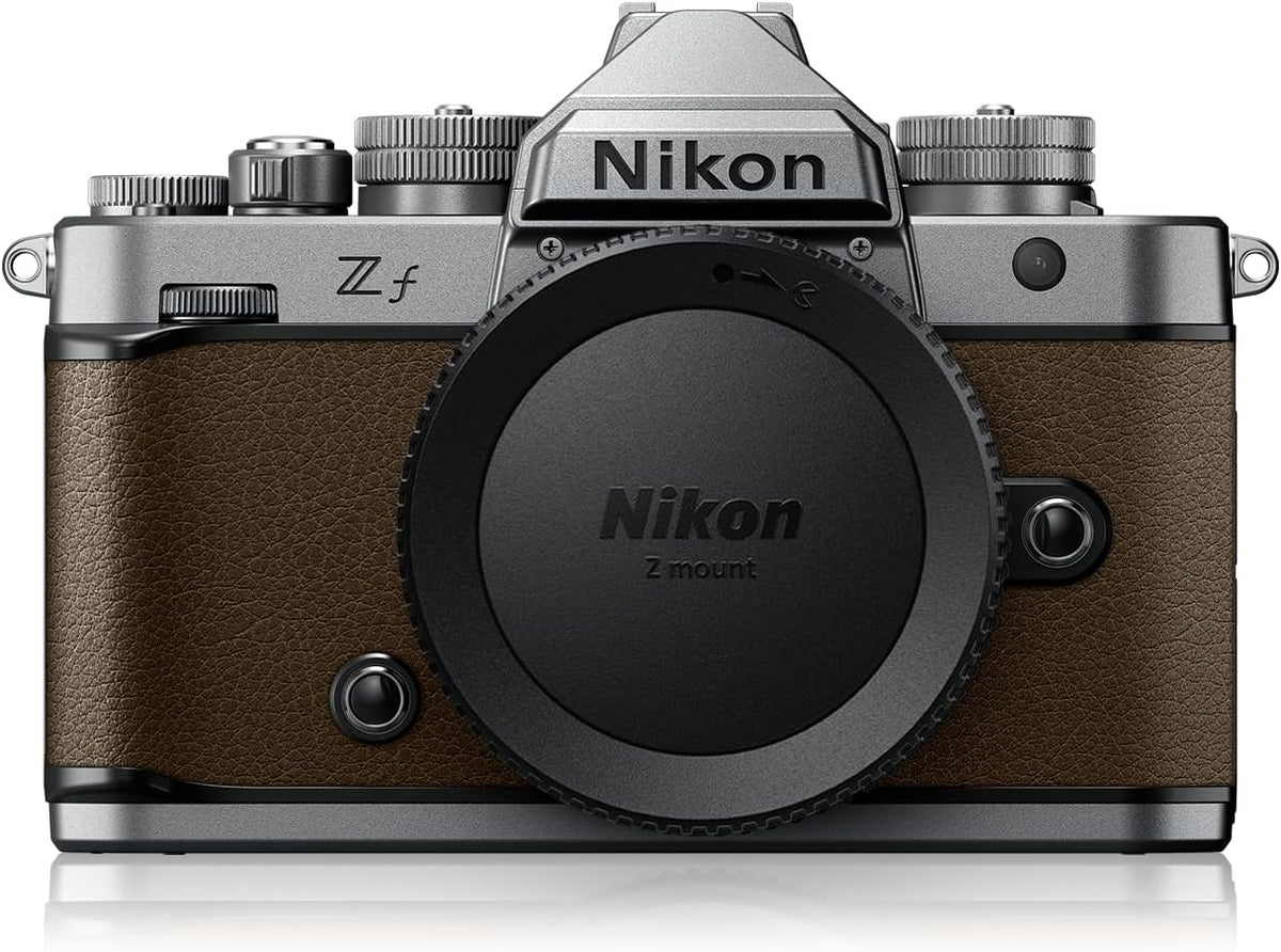 Nikon Zf Silver Mirrorless Camera – 24.5MP Full-Frame, Sepia Brown - New Condition