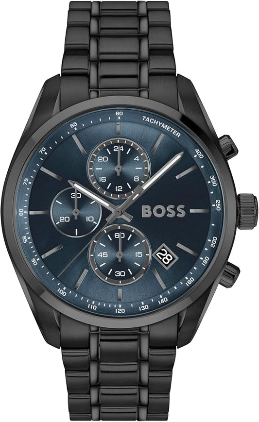 BOSS Grand Prix 44 Men’s Casual Watch – Blue - New Condition