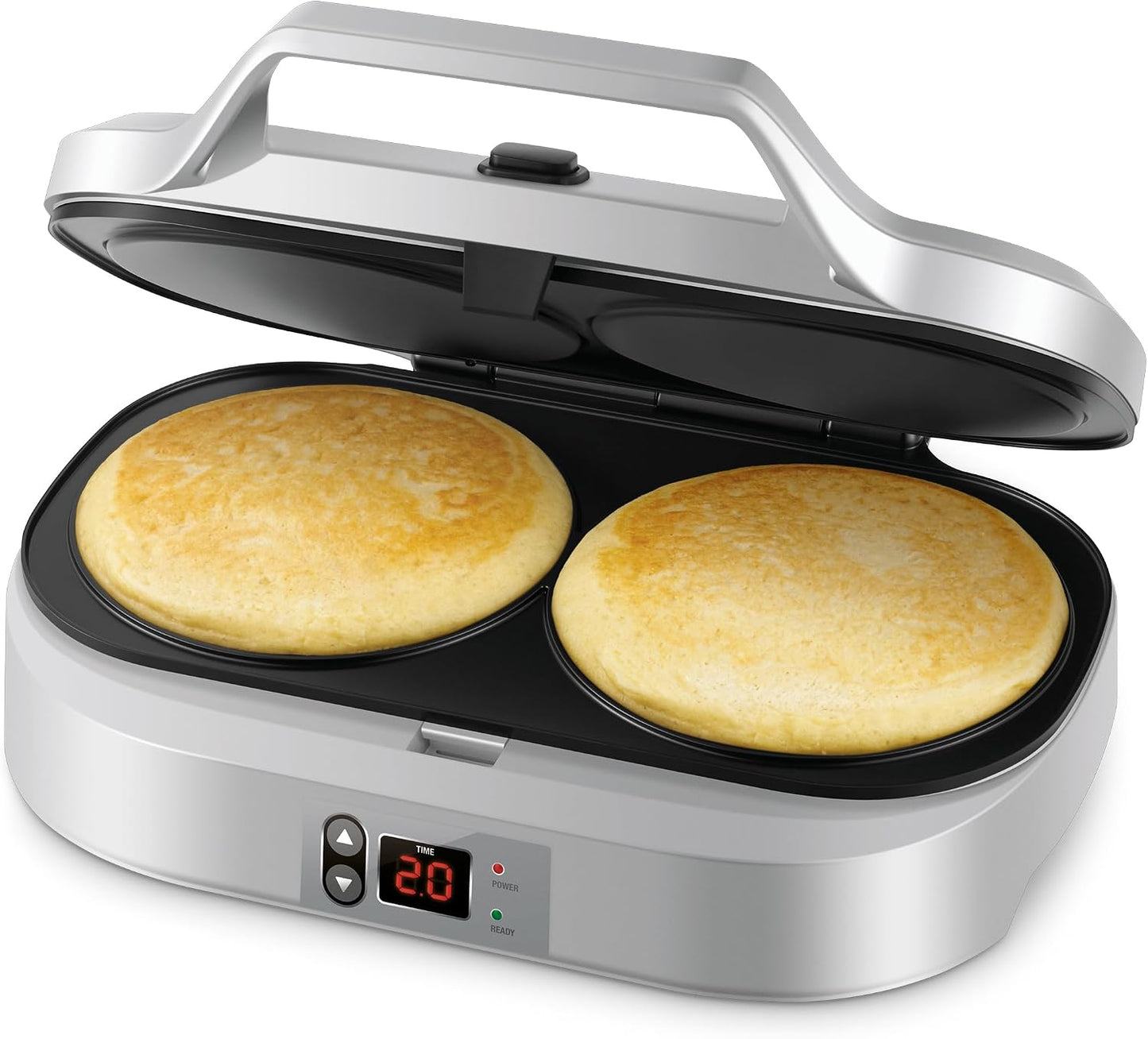 Kambrook Perfect Pancake Press KPC220SIL2 1300W Non-Stick Pancake Maker - Excellent Condition