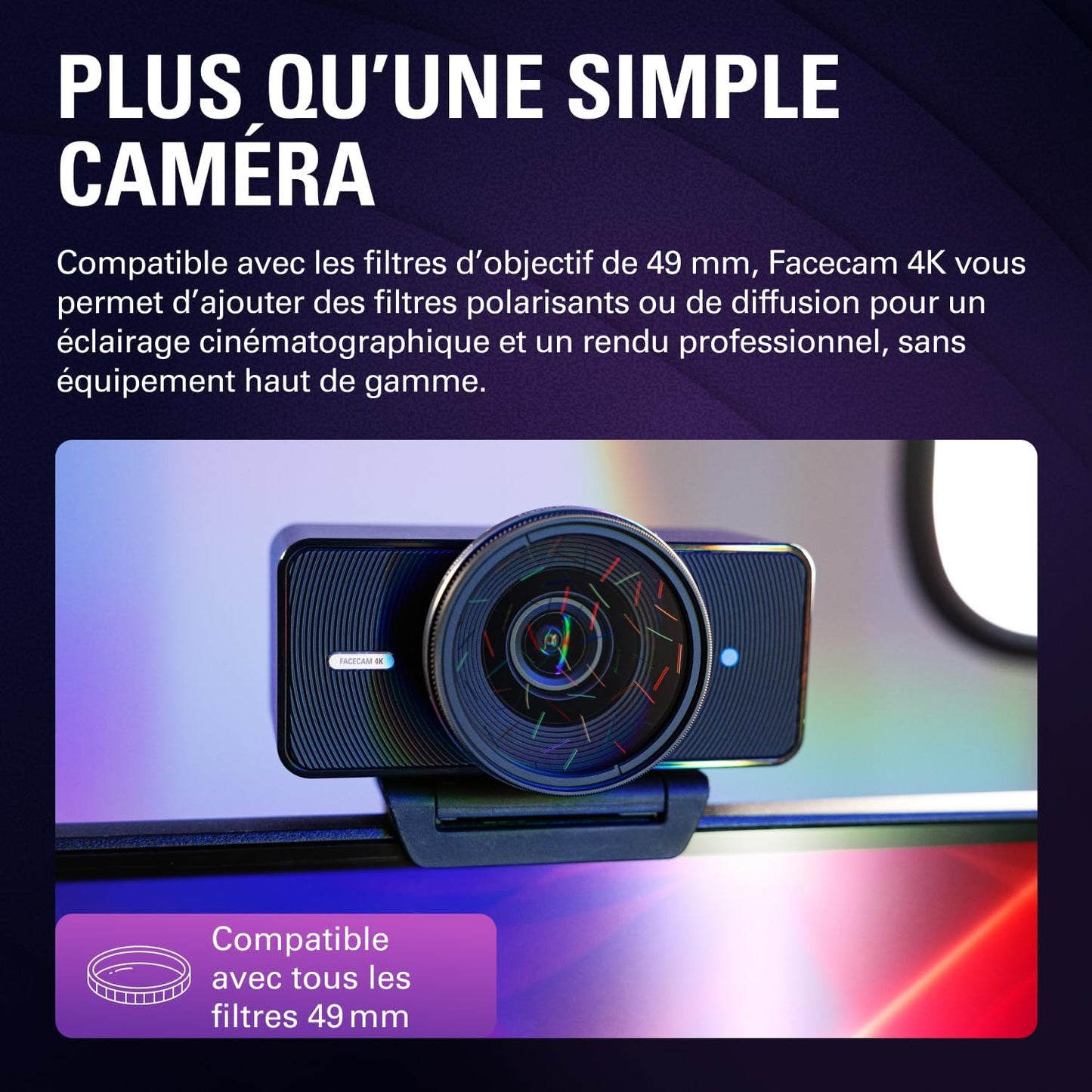 Elgato Facecam 4K 4K60 Studio Webcam - New Condition