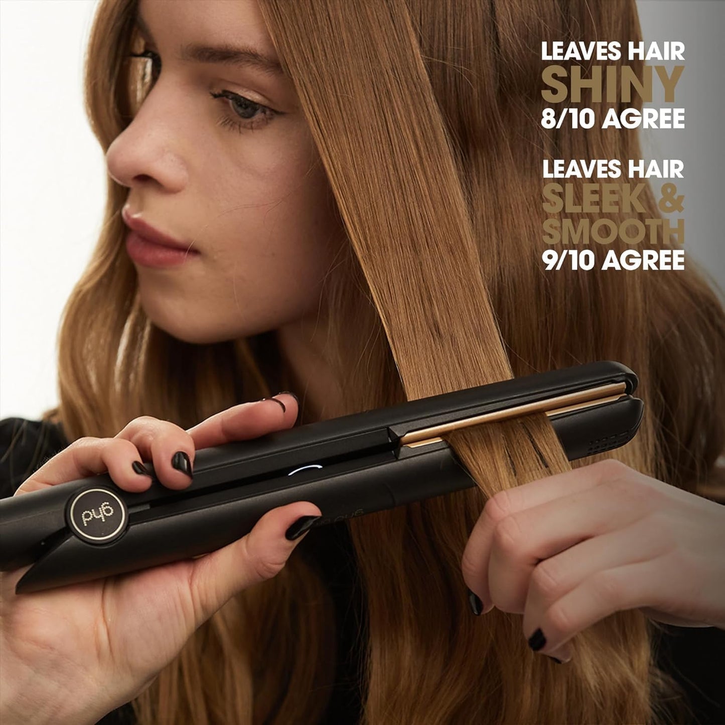 ghd Original Hair Straightener – Professional Ceramic Styling Tool, Universal Voltage, Black - Excellent Condition