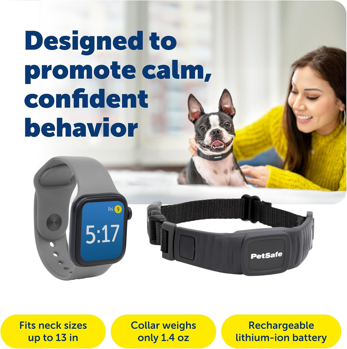 PetSafe NanoBark Bark Collar for Small & Medium Dogs - New Condition