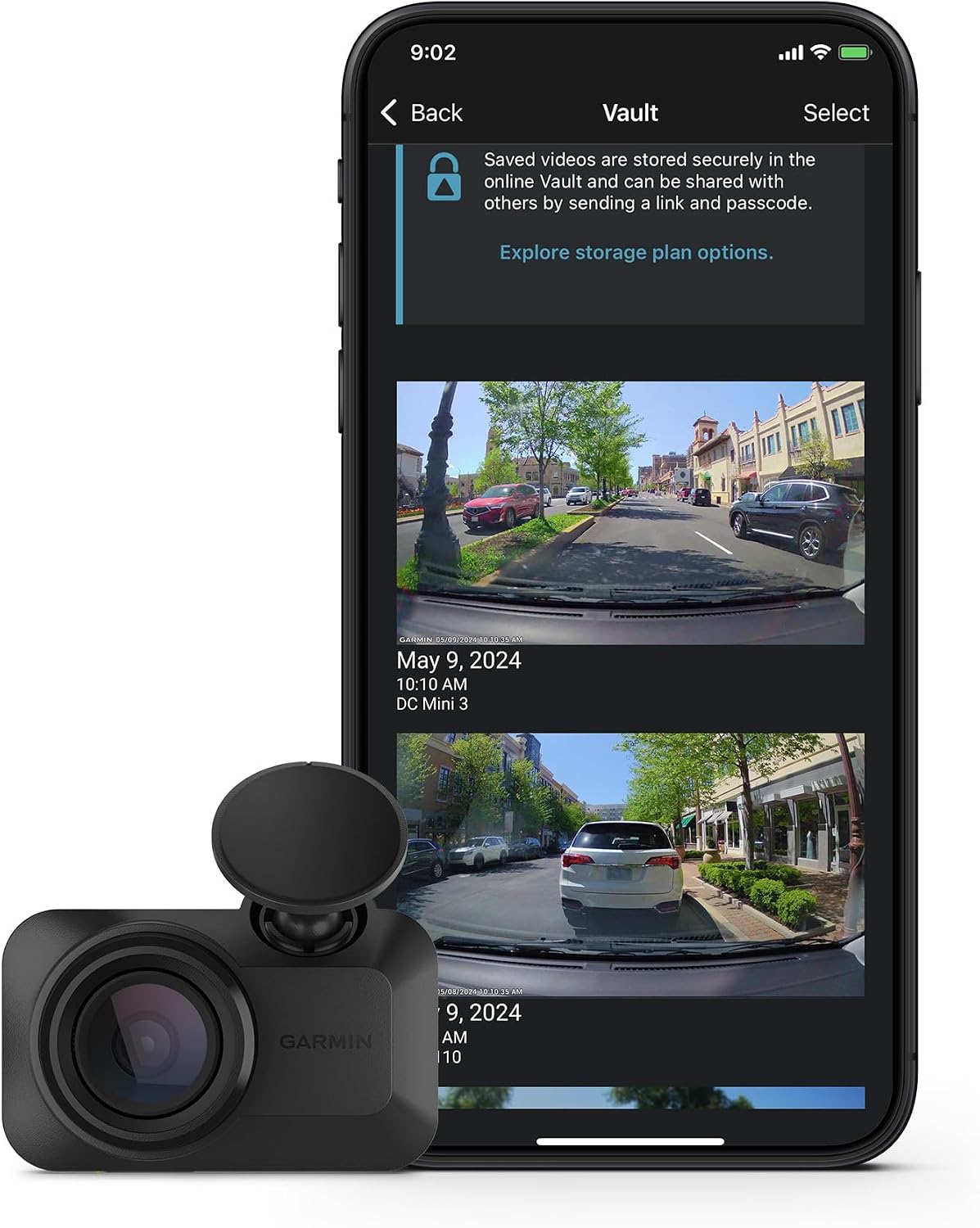 Garmin Dash Cam Mini 3 1080p HD Dash Camera - Excellent Condition