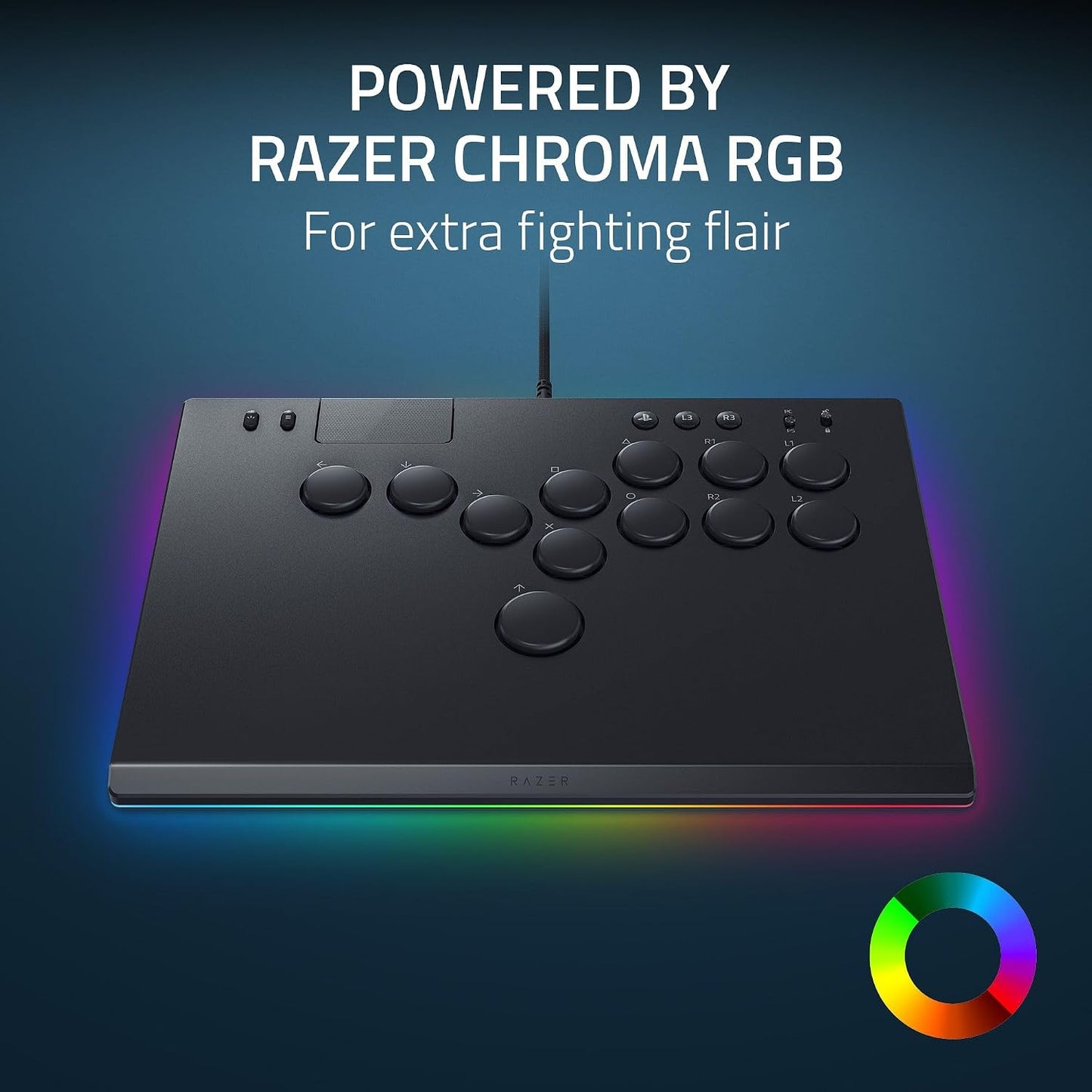 Razer Kitsune All Button Optical Arcade Controller for PlayStation 5 – Razer Chroma RGB - New Condition