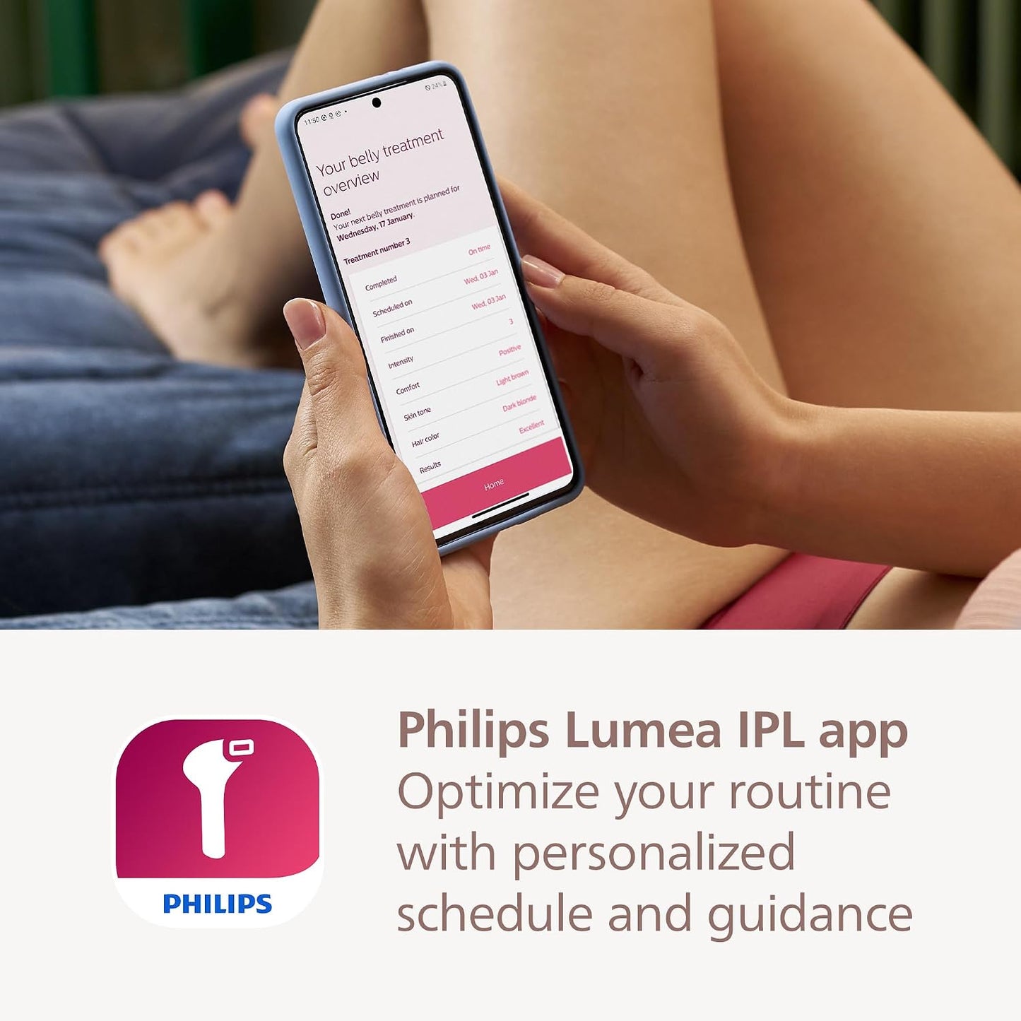 Philips Lumea IPL Cordless Hair Removal Device BRI957/00 (Only Body Attachment included) - Good Condition