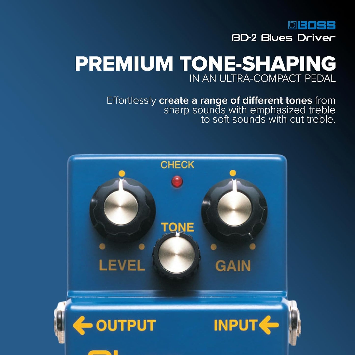 Boss BD-2 Blues Driver Compact Pedal - New Condition