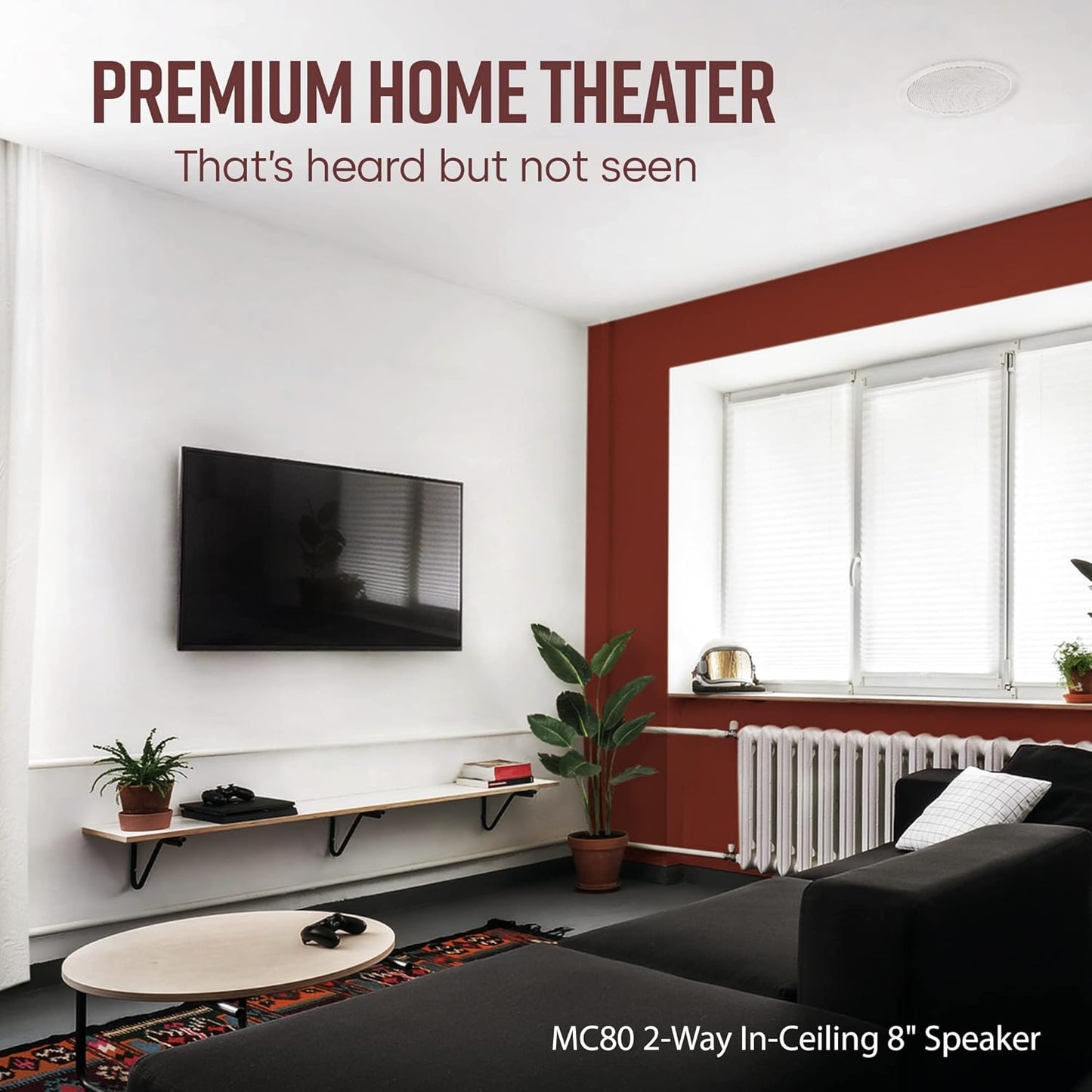 Polk Audio MC80 High Performance 8-Inch In-Ceiling Speaker - New Condition
