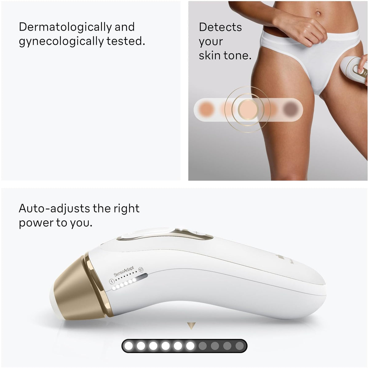 Braun Silk Expert Pro 5 PL5157 IPL Hair Removal – White/Gold - Excellent Condition