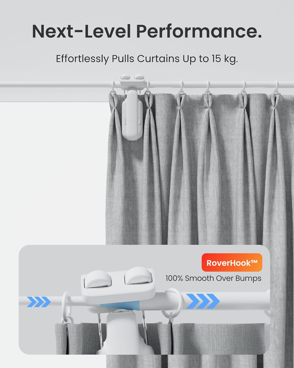 SwitchBot Curtain 3 Smart Automatic Curtain Opener – U Rail - New Condition