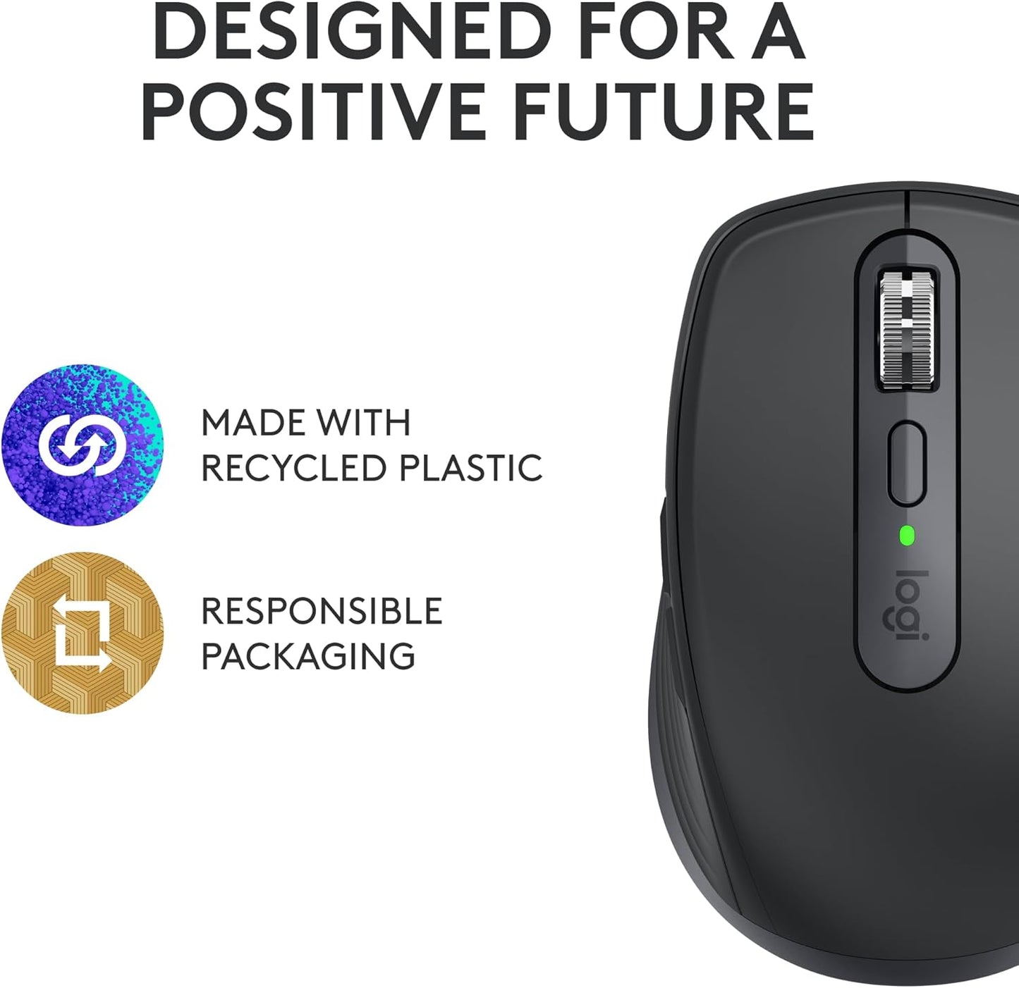 Logitech MX Anywhere 3S Compact Wireless Mouse, Graphite - Excellent Condition