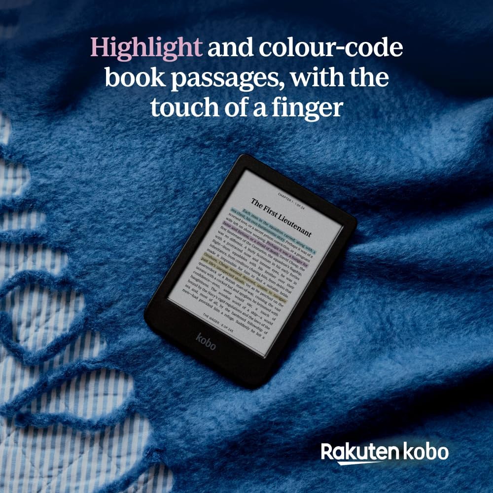 Kobo Clara Colour – 6” Waterproof Colour eReader with 16GB Storage - New Condition