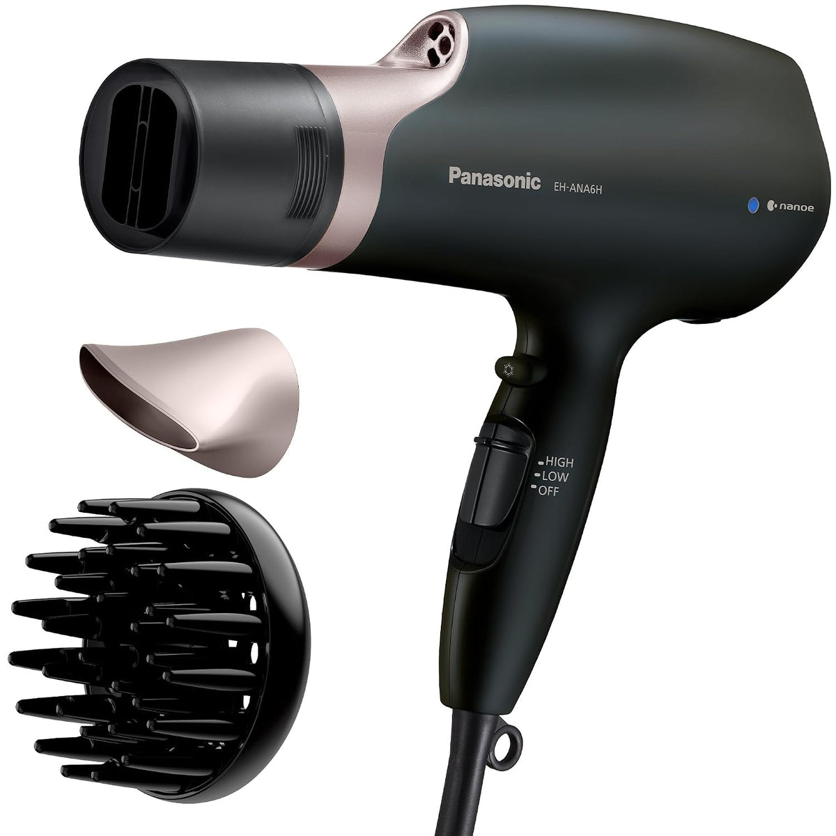 Panasonic Nanoe Hair Dryer – Quick Dry, Frizz Control with Diffuser - New Condition