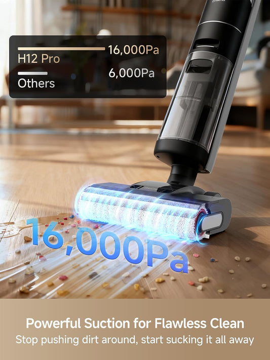 Dreame H12 Pro Wet & Dry Vacuum Cleaner – 16KPa Suction, Self-Cleaning - Excellent Condition