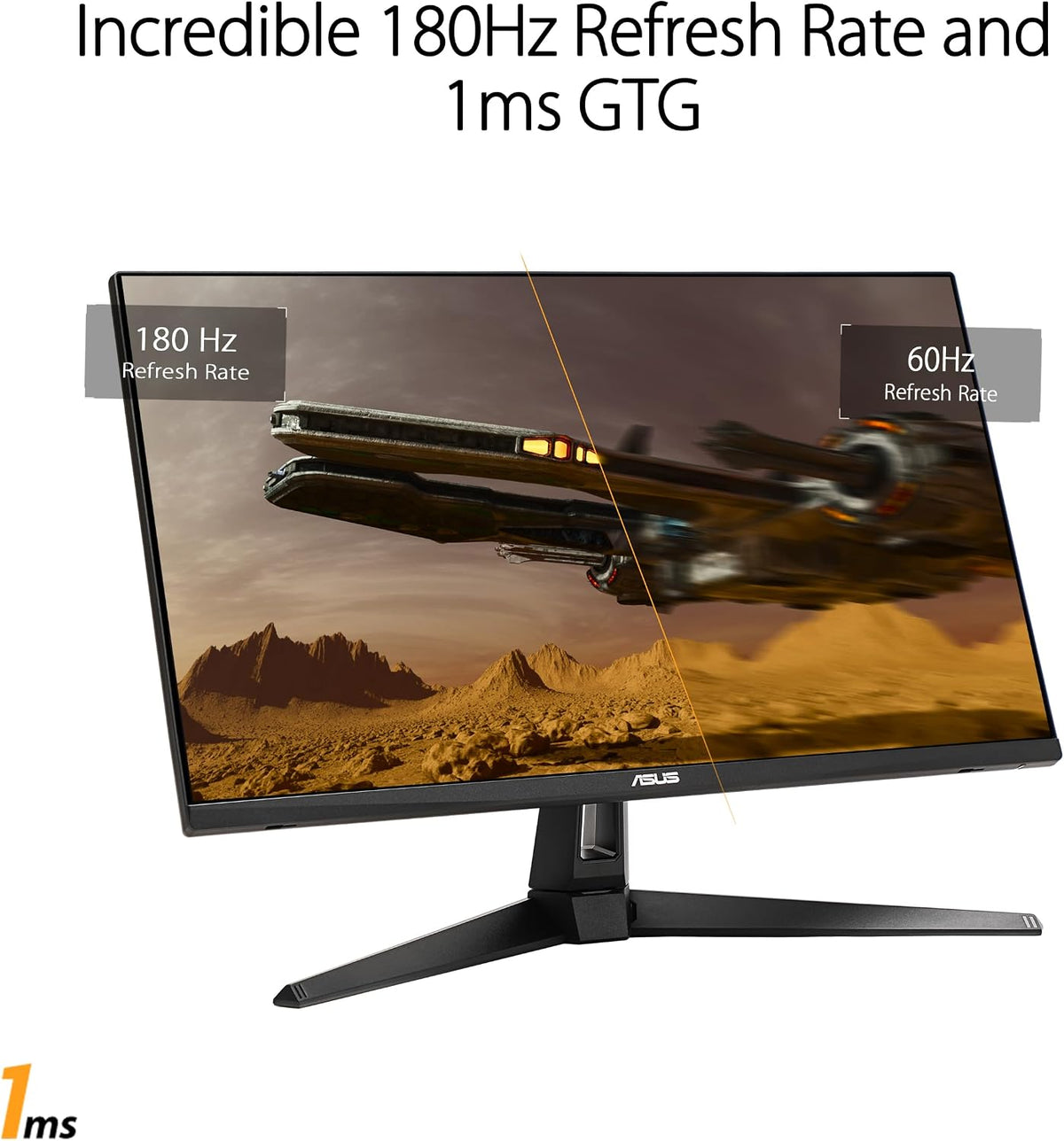 ASUS TUF Gaming VG27AQ3A Monitor – 27-inch QHD, 180Hz, Fast IPS - Excellent Condition