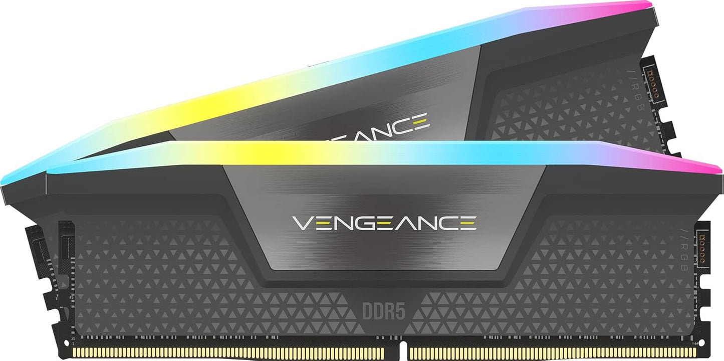 CORSAIR Vengeance RGB 96GB DDR5 RAM 6000MHz - Grey - New Condition