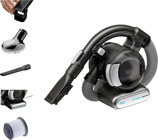 BLACK+DECKER 18V Lithium-Ion Flexi Dustbuster Cordless Handheld Vacuum - New Condition