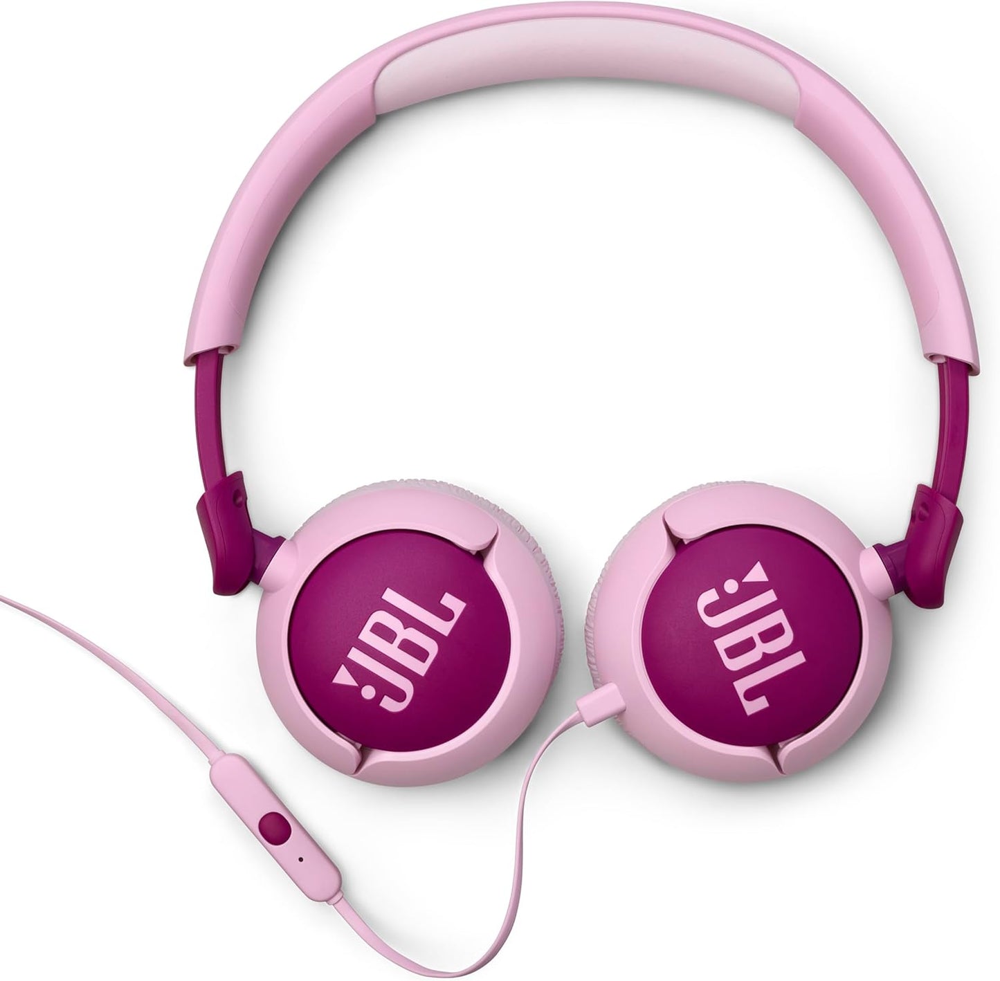 JBL Junior 320 - Wired on-Ear Kids Headphones Safe Sound (<85dB), Built-in mic, Fit for Kids and Customizable with Included Stickers (Purple) - Excellent Condition