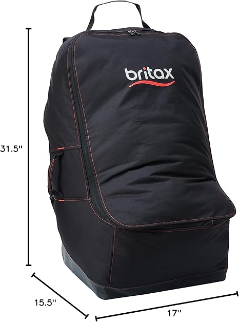 Britax Car Seat Travel Bag with Wheels & Backpack Straps - New Condition