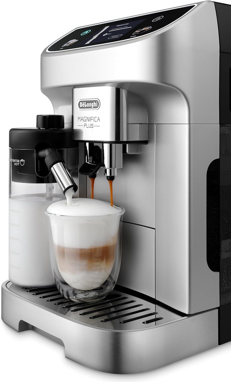 De'Longhi Magnifica Plus ECAM320.70.SB Fully Automatic Coffee Machine – Silver/Black - Excellent Condition