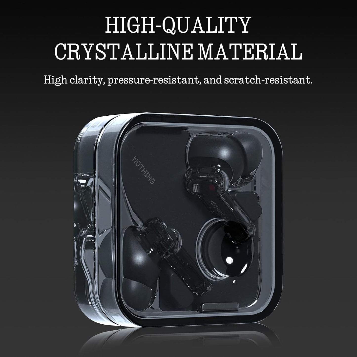 Nothing Ear Wireless Earbuds with Smart ANC & ChatGPT Integration - Black - Excellent Condition
