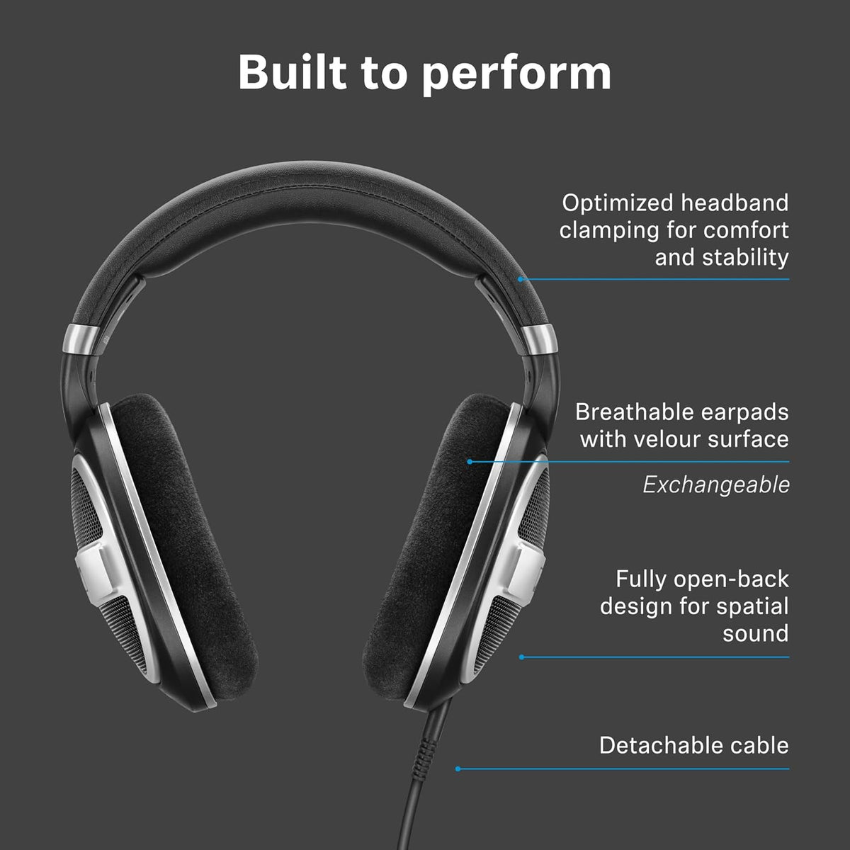 Sennheiser HD 599SE Open-Back Headphones – Black - New Condition